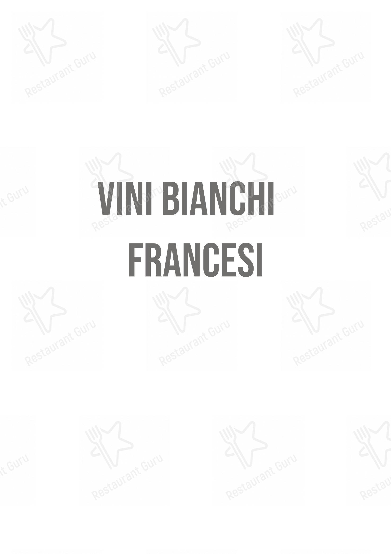Menu di DanielCanzian Ristorante Milano - Wine Menu