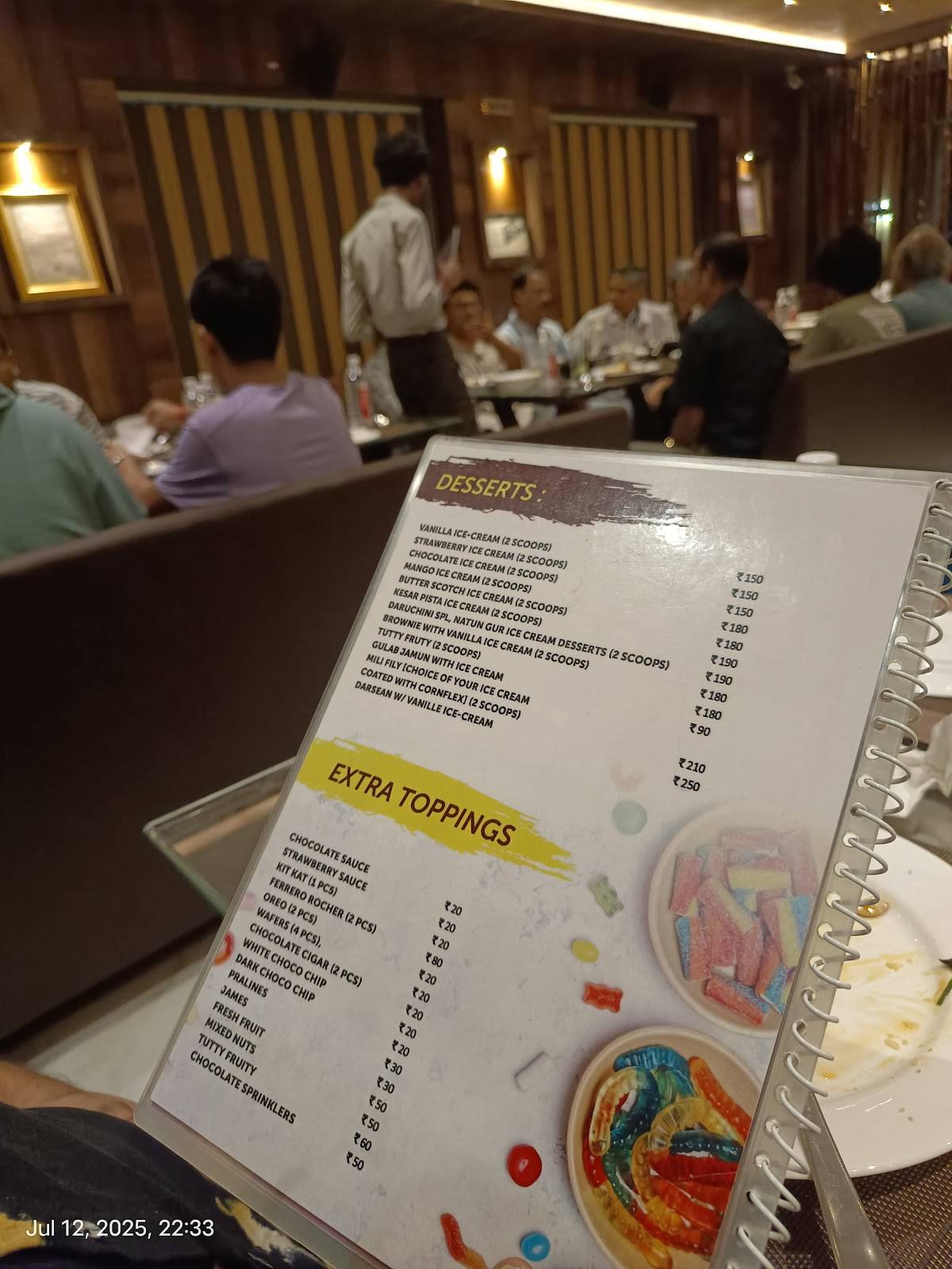 Daruchini Restaurant And Banquet menu