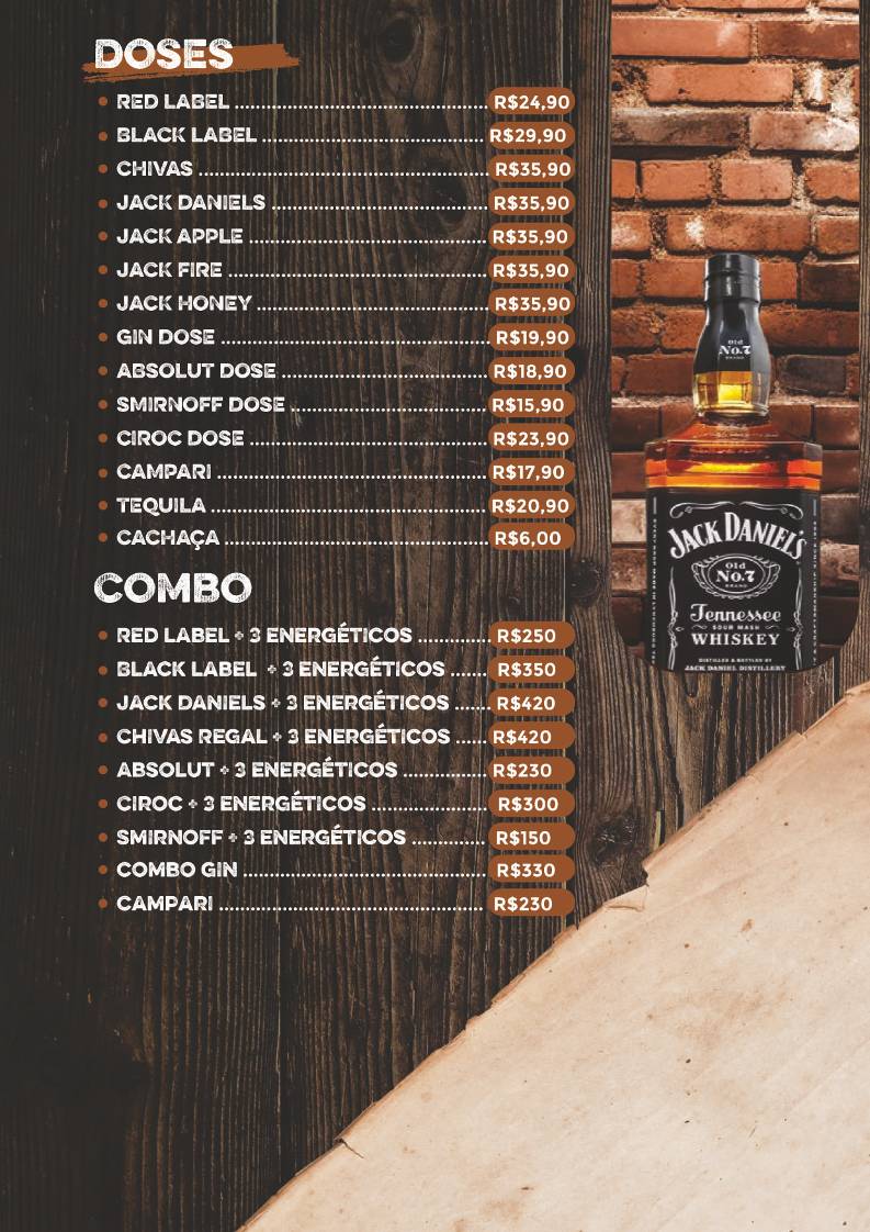 Deck 31 Restaurante e Bar cardápio