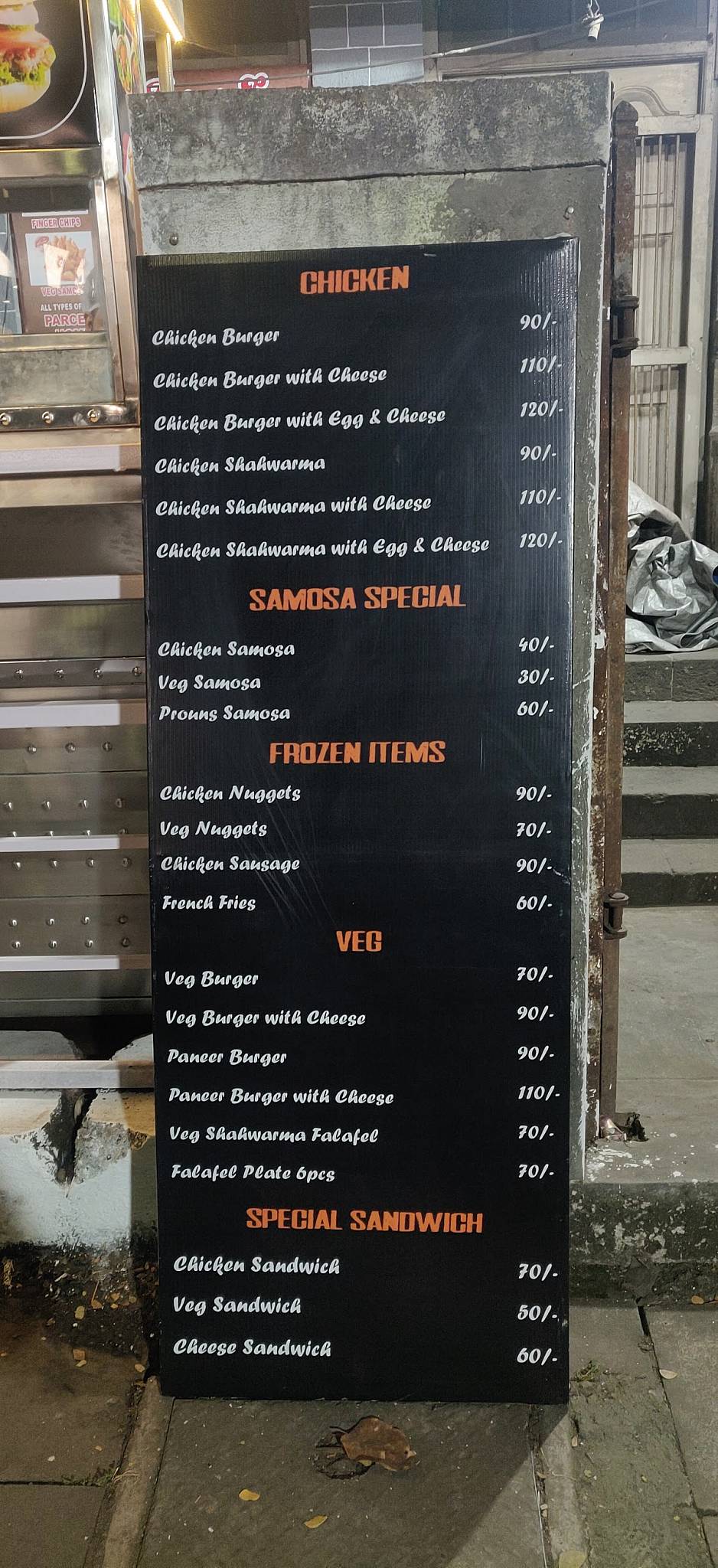 Delicious Burger Zone menu