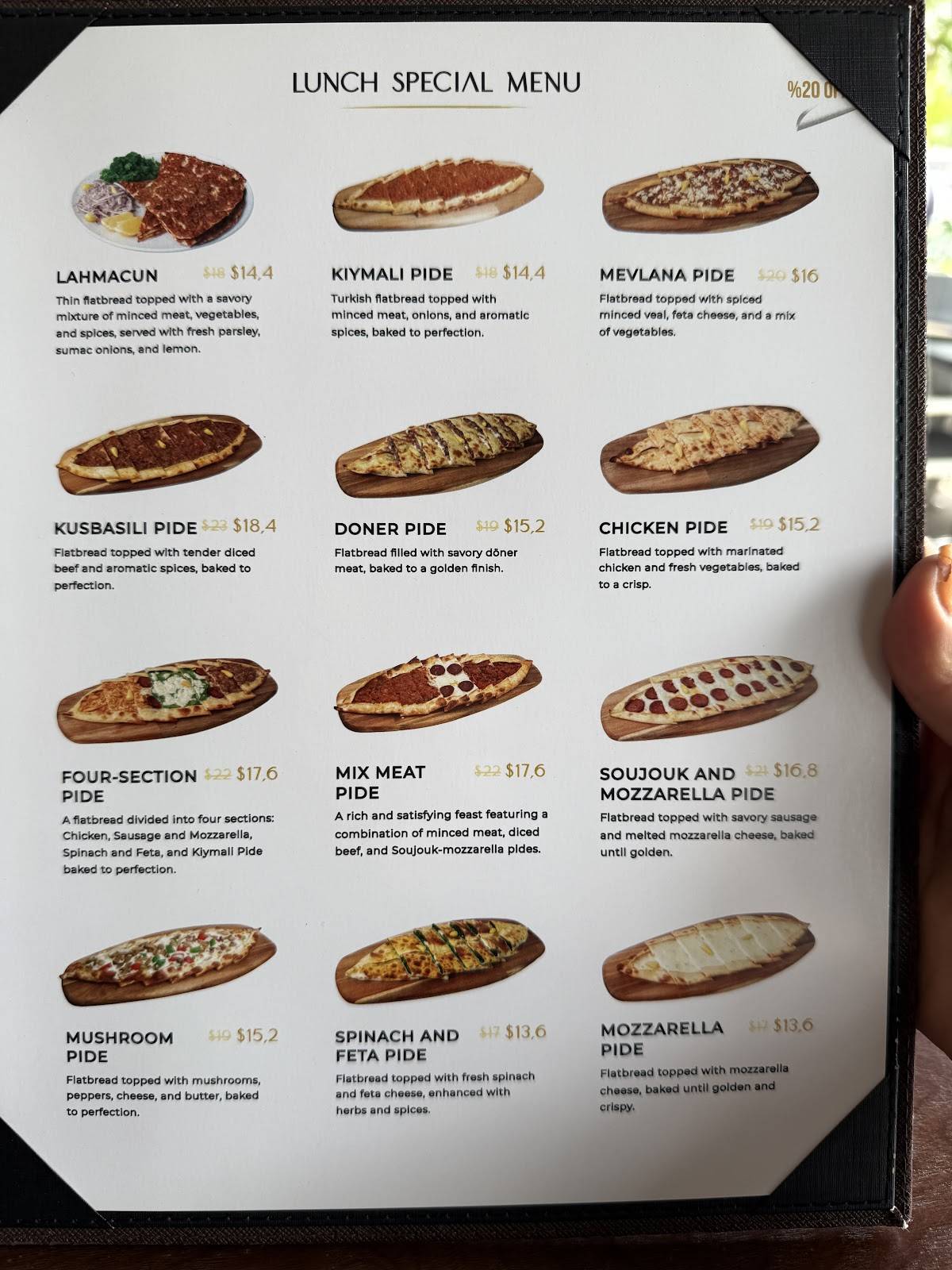 Menu de Kervan Kebab: Turkish Cuisine and Catering Services