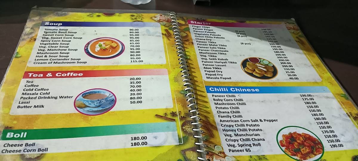 Apna Dhaba menu