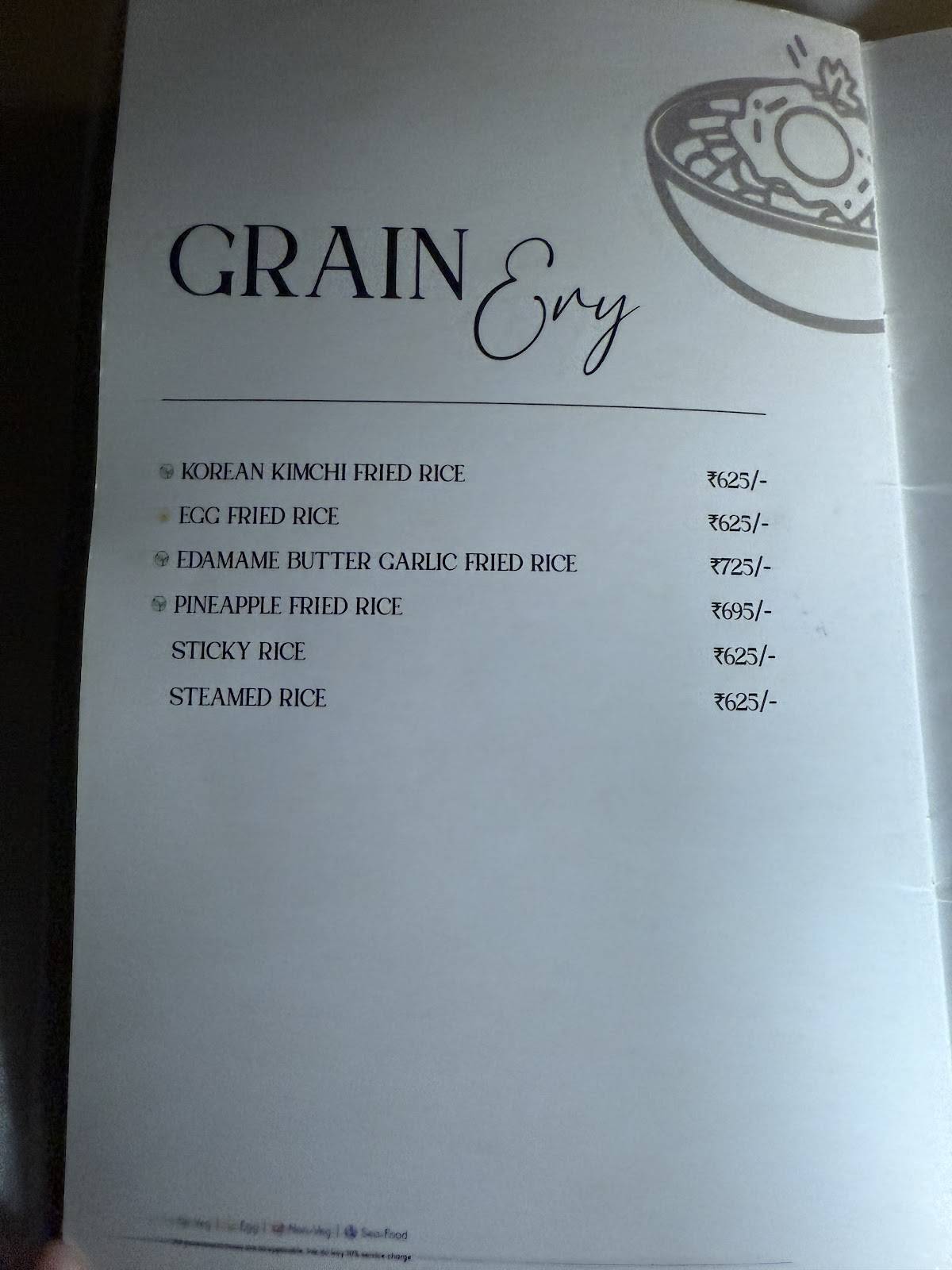 Diablo Chandigarh menu