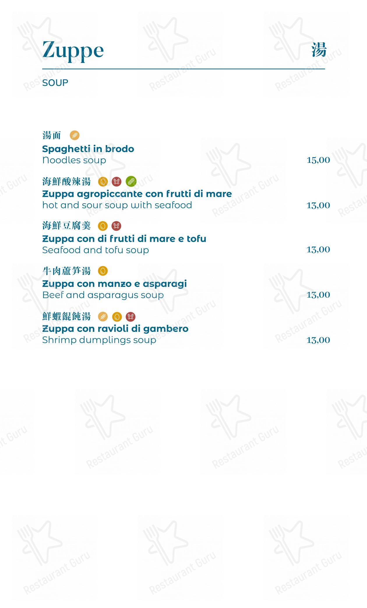 Menu di Dim Sum - Menu bar