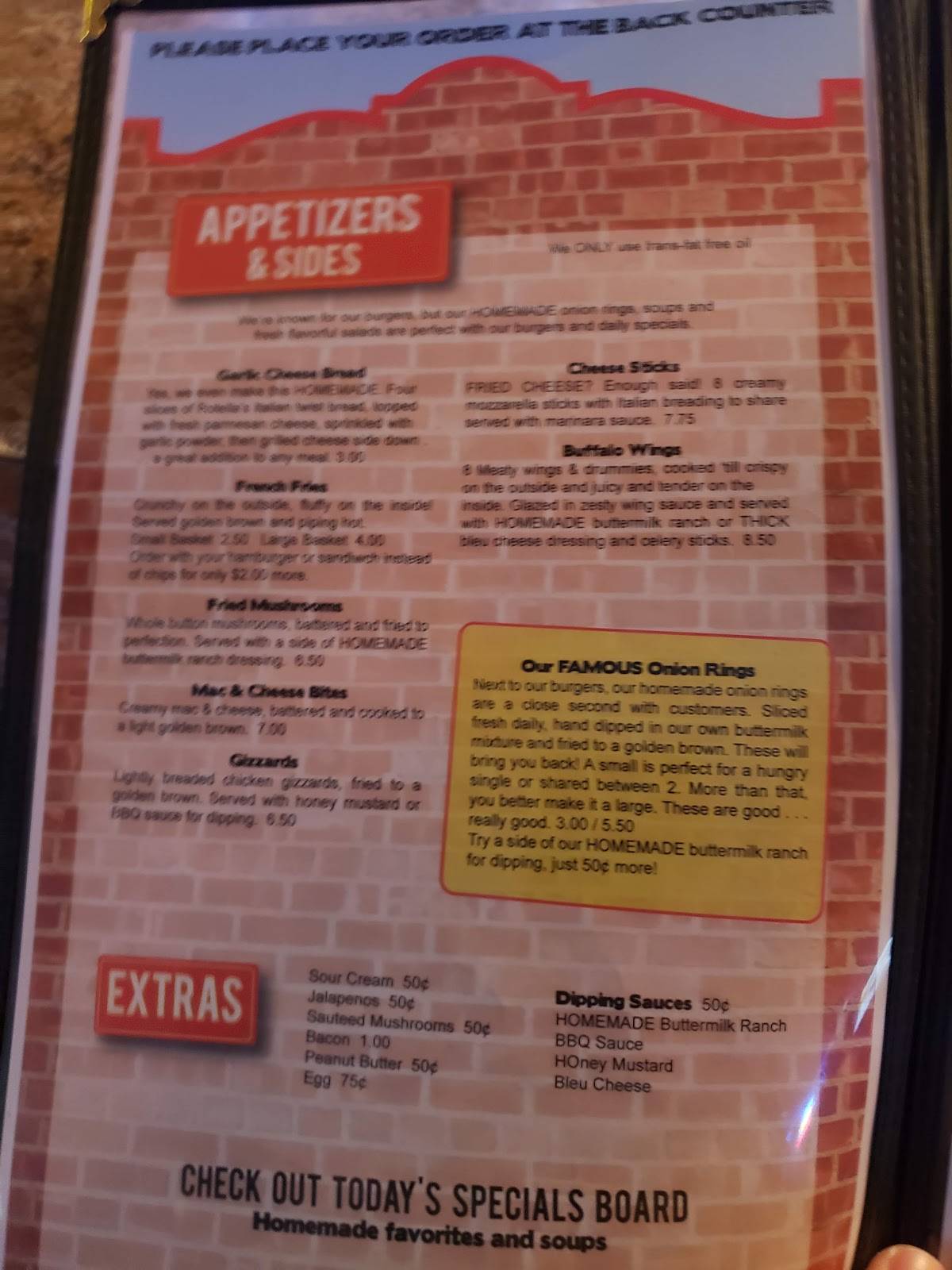 Menu at Dinkers Bar and Grill, Omaha