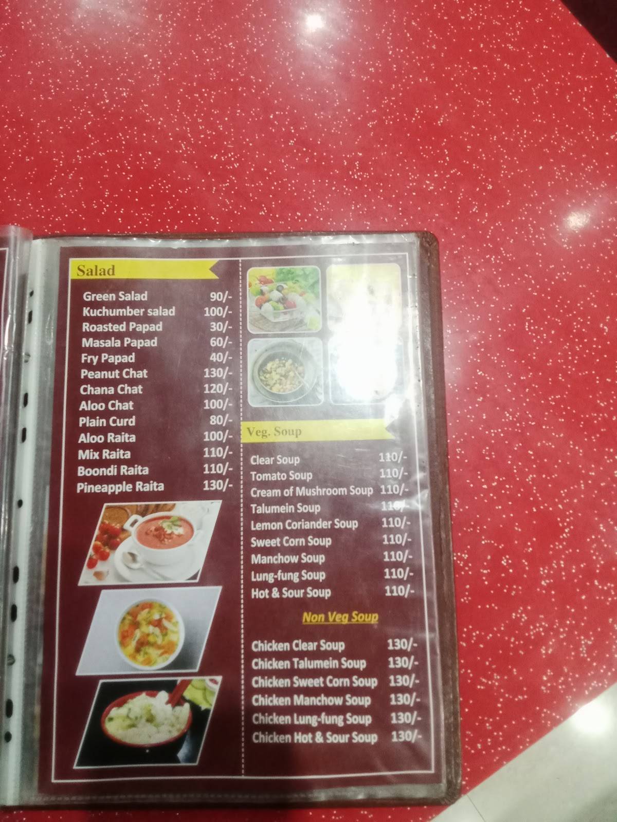 Doon Zaika Restaurant menu