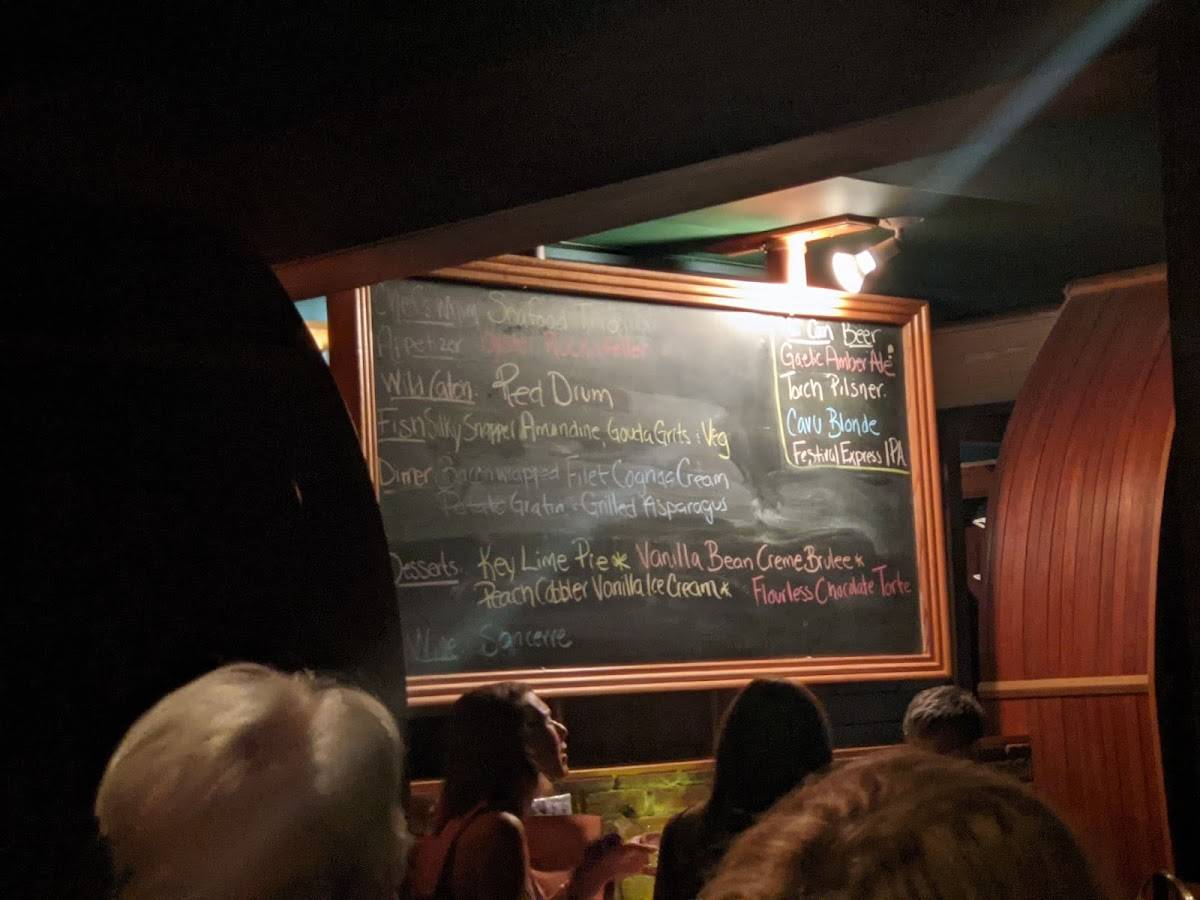 Menu at The Paper Canoe restaurant, Duck