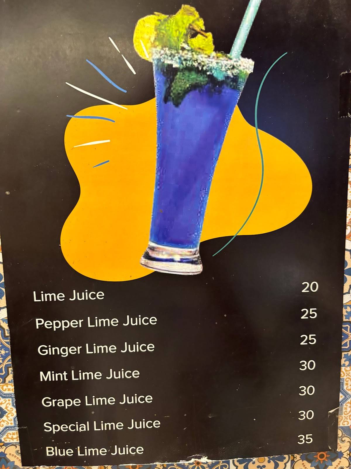 EAT N DRINK menu