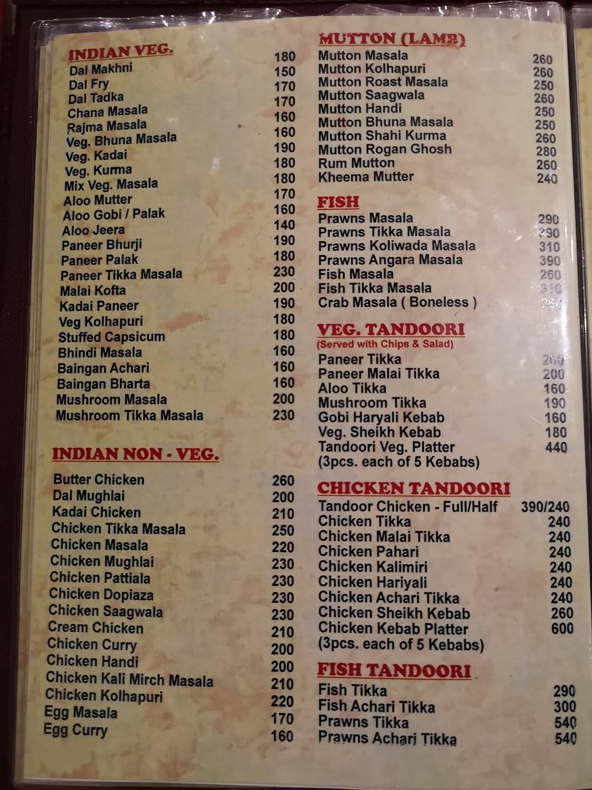 Eatopia Bar & Restaurant menu