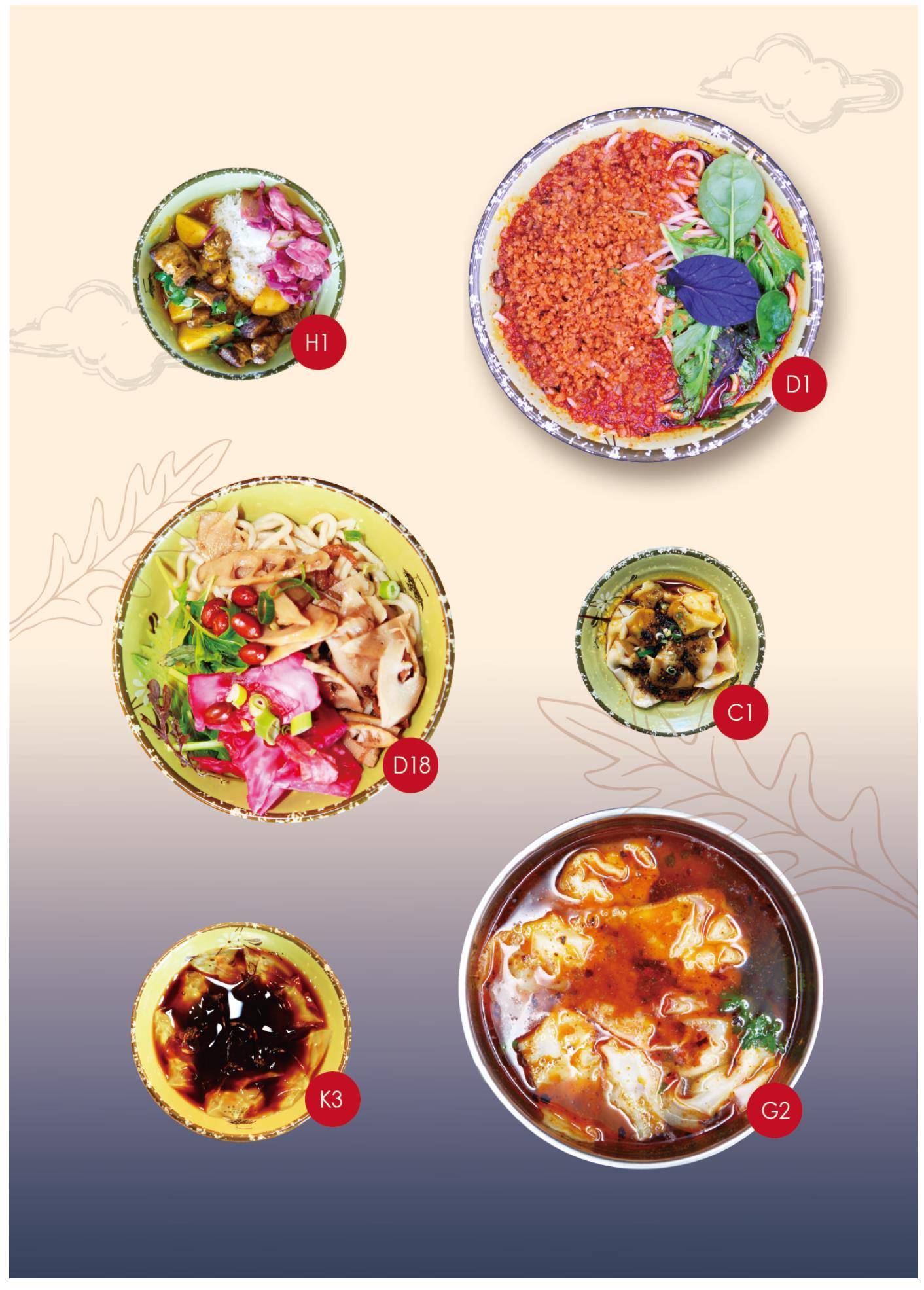 Menu at Eden Noodles Cafe, Auckland, 105 Dominion Rd
