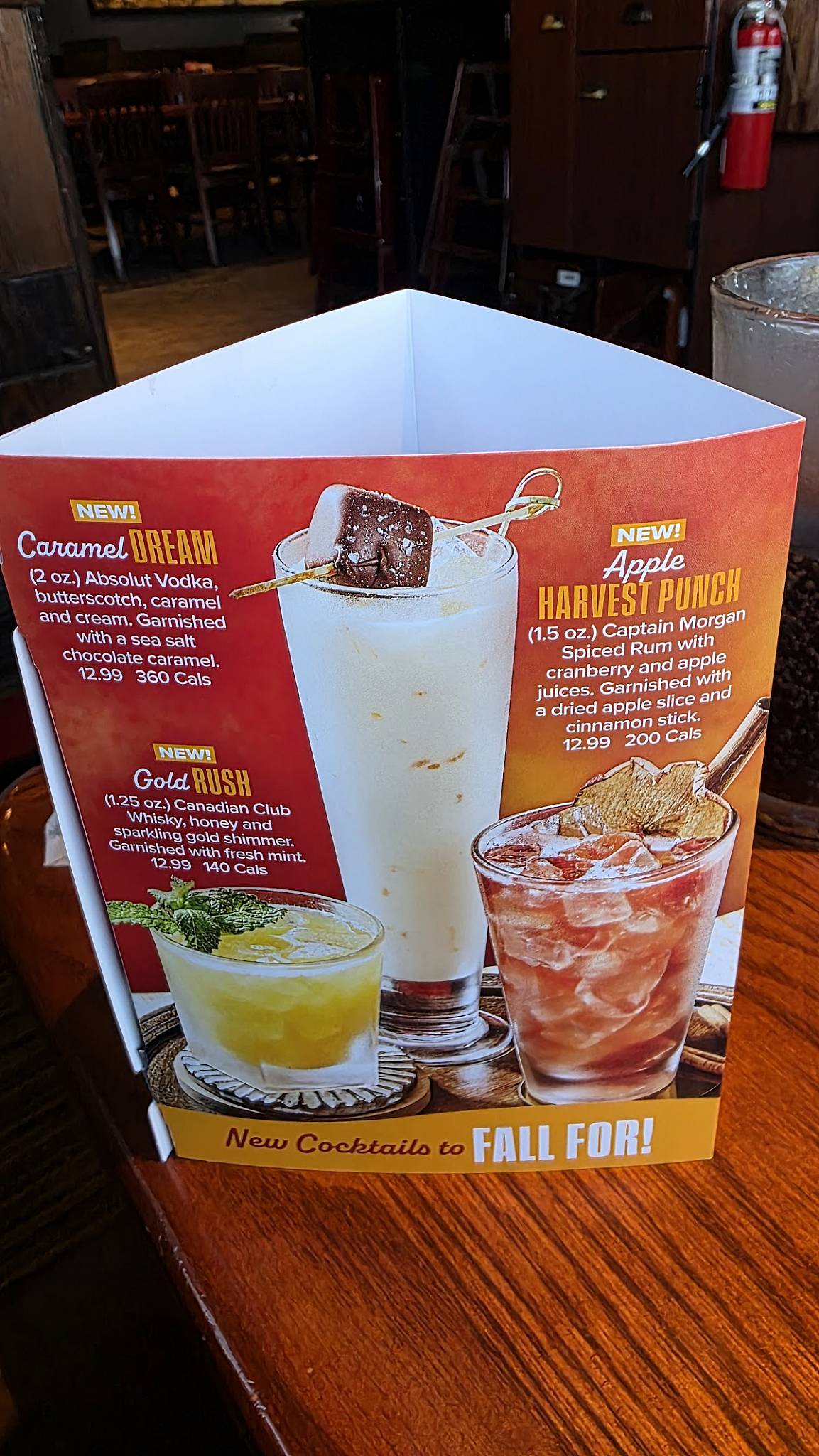 Menu de Red Lobster