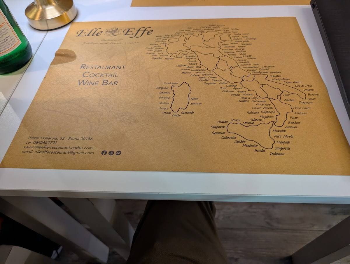 Menu di Elle Effe 