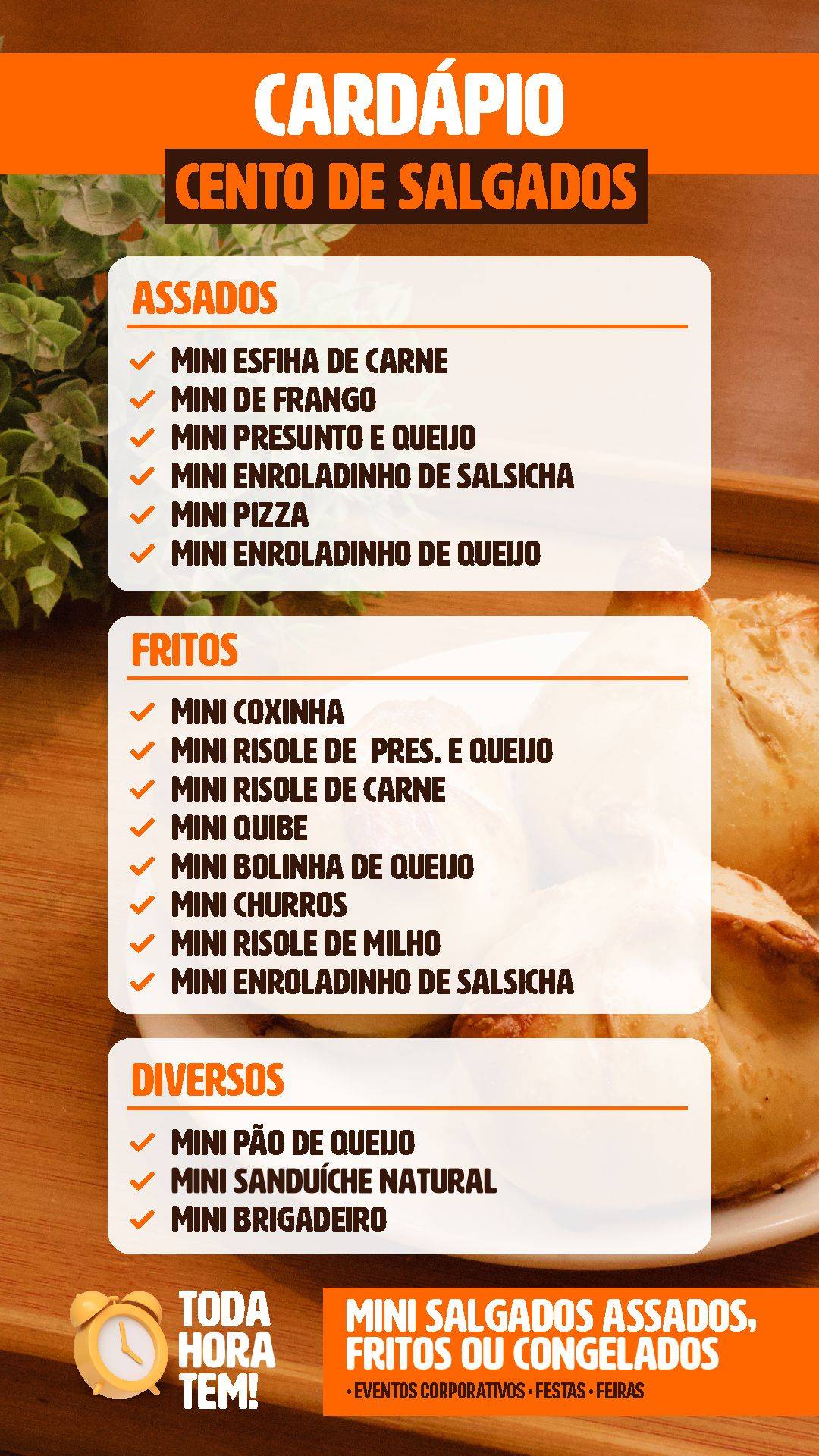 Empório do Salgado - 104 Sul cardápio