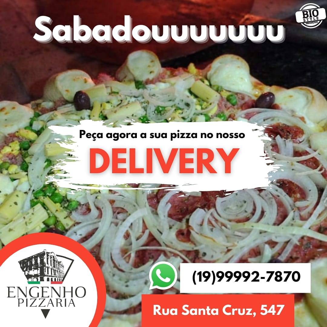 Engenho Pizzaria cardápio