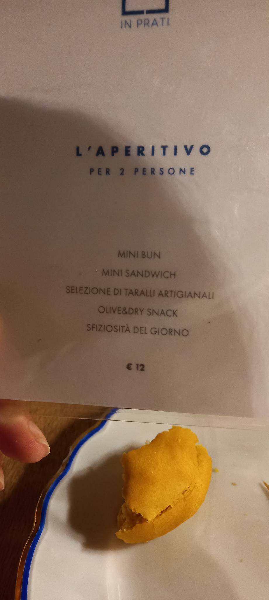 Menu di Enoteca La Torre Prati 