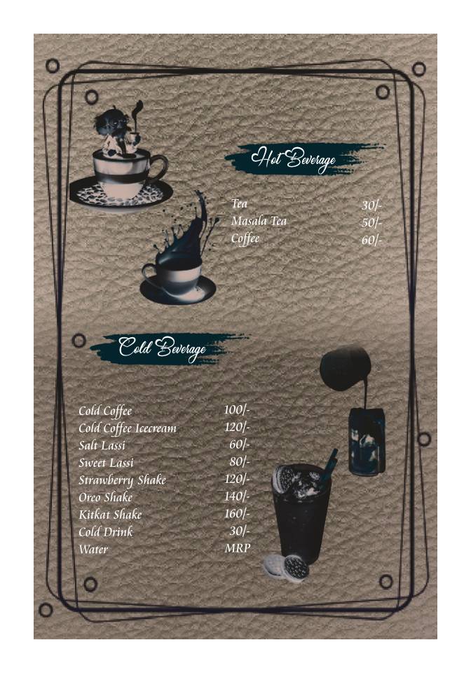 Sky Tree Rooftop Cafe menu