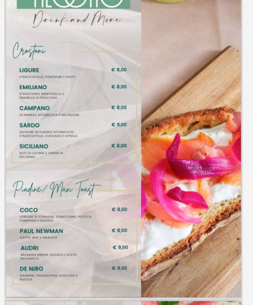 Menu di FILOTTO drink & more 
