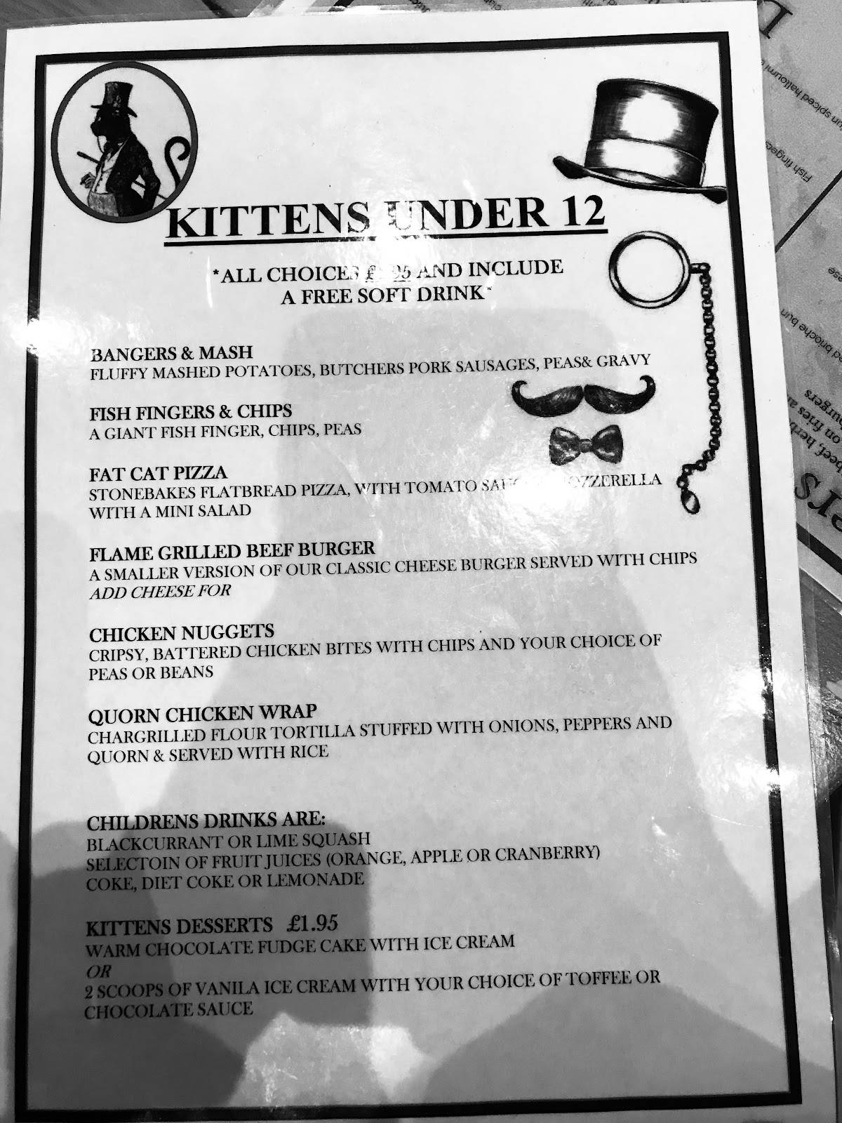 Menu at Fat Cat Nottingham pub & bar, Nottingham