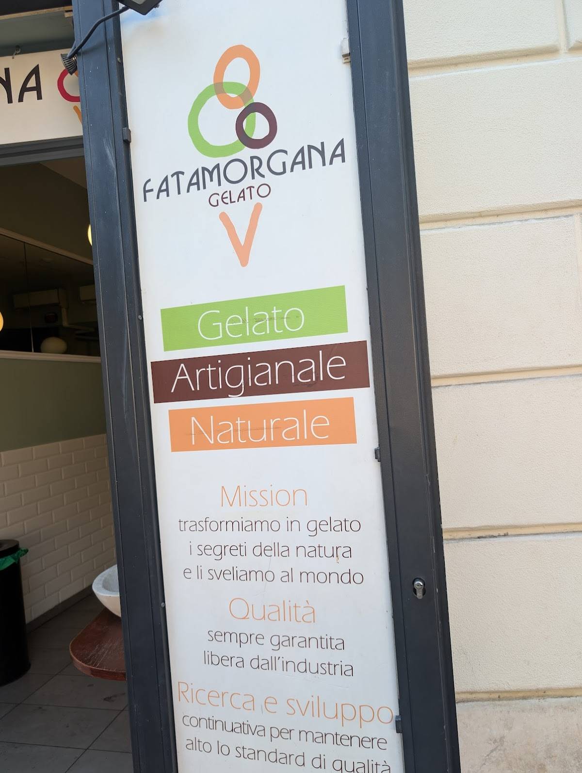 Menu di Fatamorgana Trastevere 