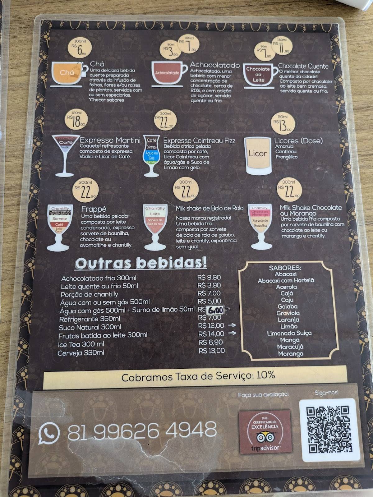 Fino Nordeste - Bolo de Rolo Porto 1 cardápio