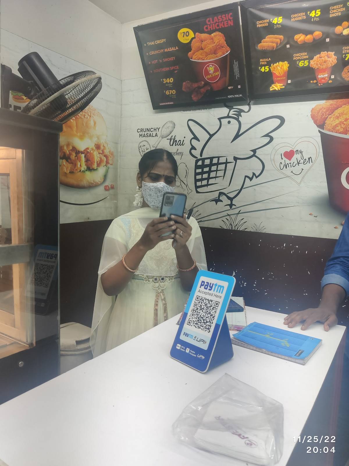 Five Star Chicken menu