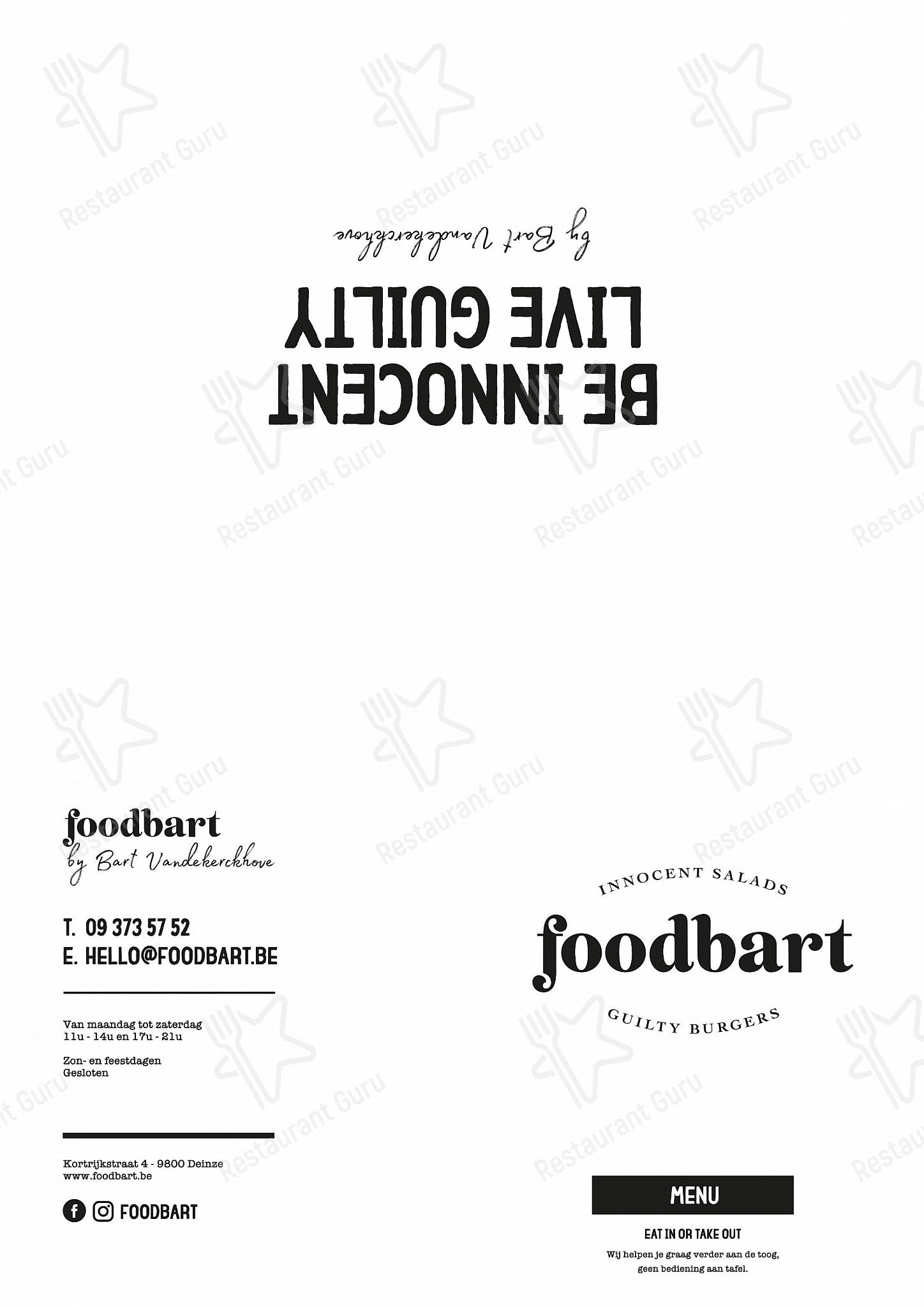 Foodbart dans Deinze - Ночное меню