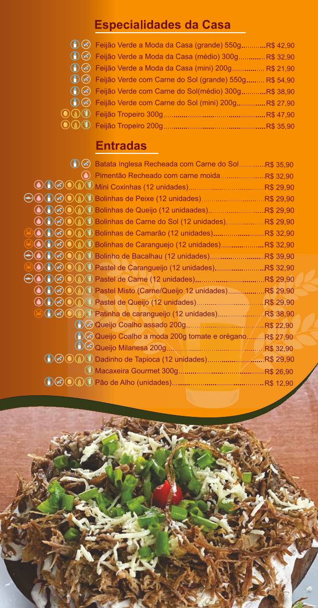 Boteco do Ciço cardápio