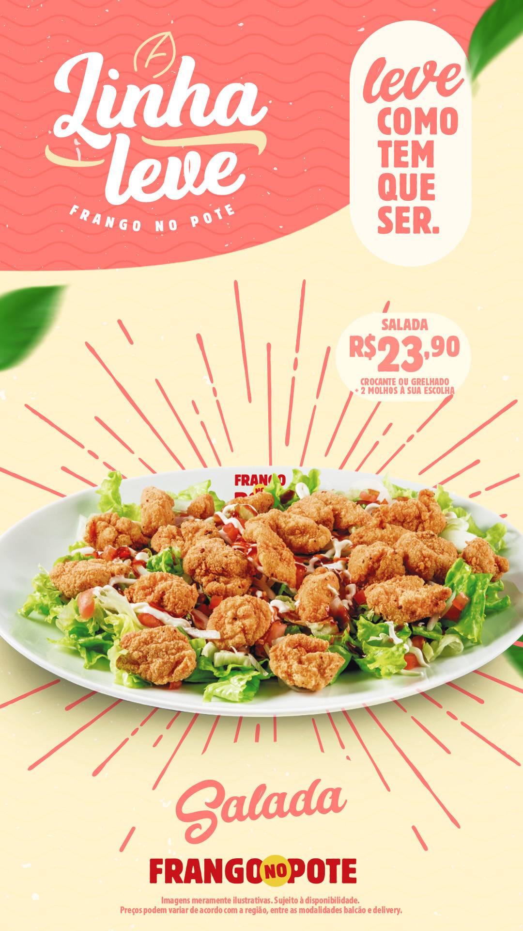 Frango no Pote cardápio