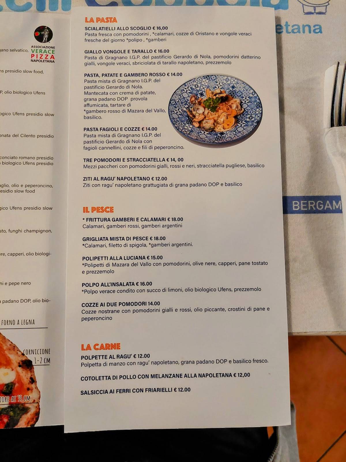 Menu di Fratelli Coppola - Dottesio 