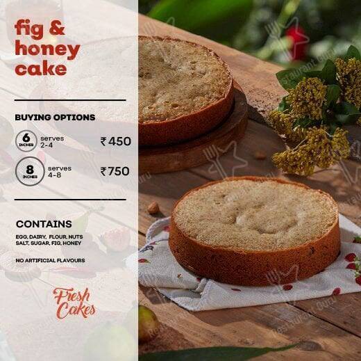 Fresh Cakes by bakerzoh, Kilpauk menu
