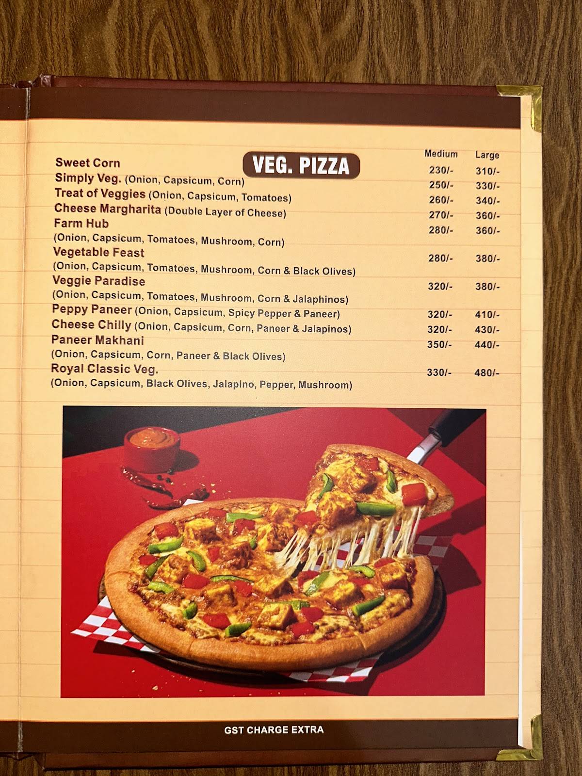 G-STAR HOTEL&RESTAURANT menu