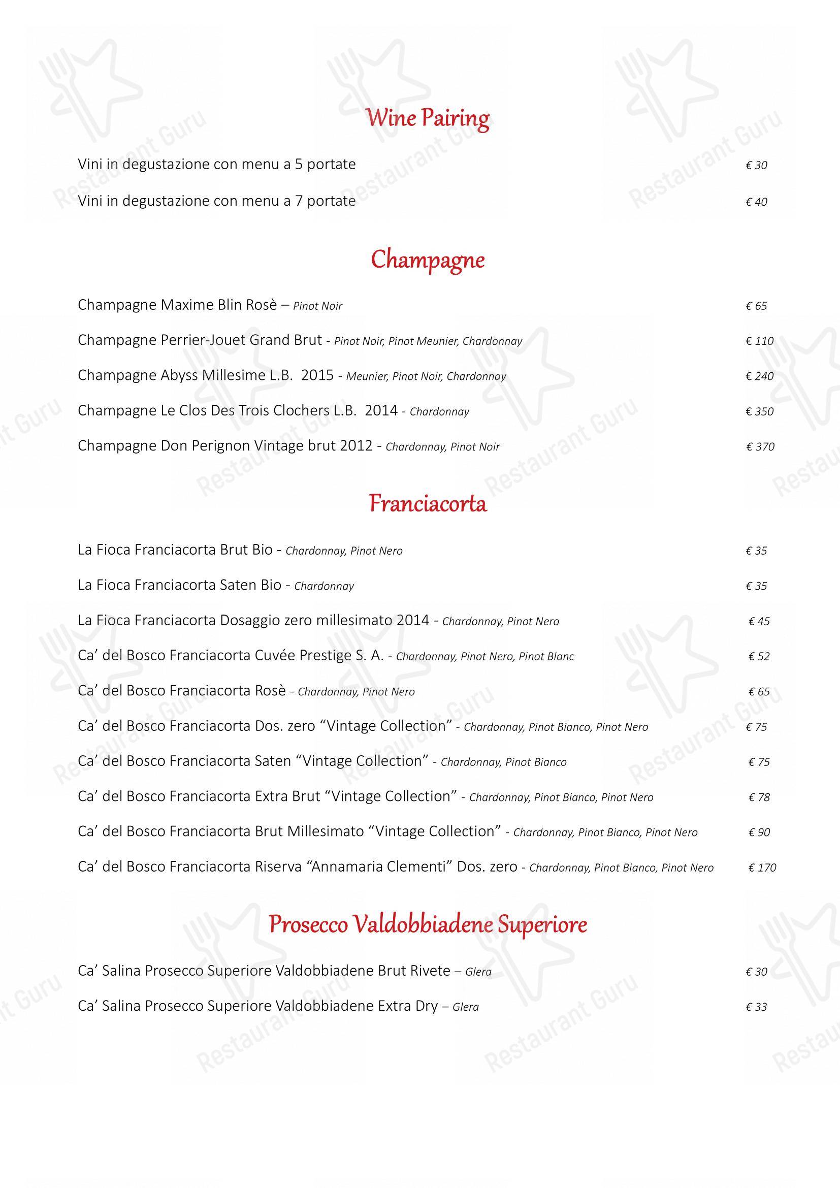 Menu per Ristorante Gallo Nero ristorante