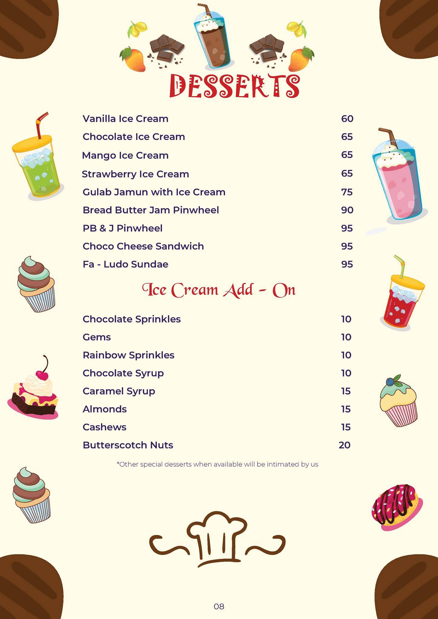 Gameistry Entertainment (Board Game Cafe) menu