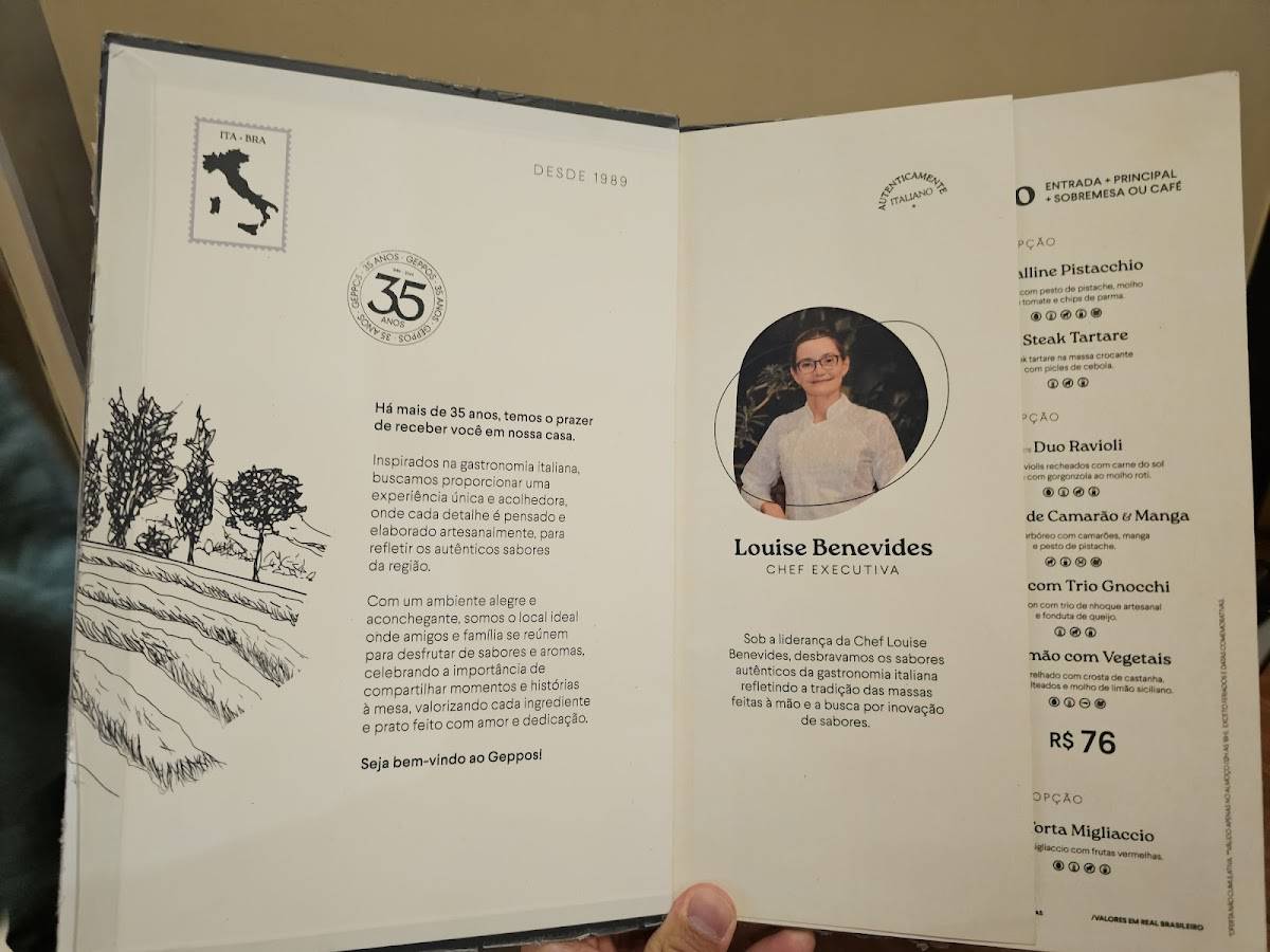 Geppos Italiano cardápio