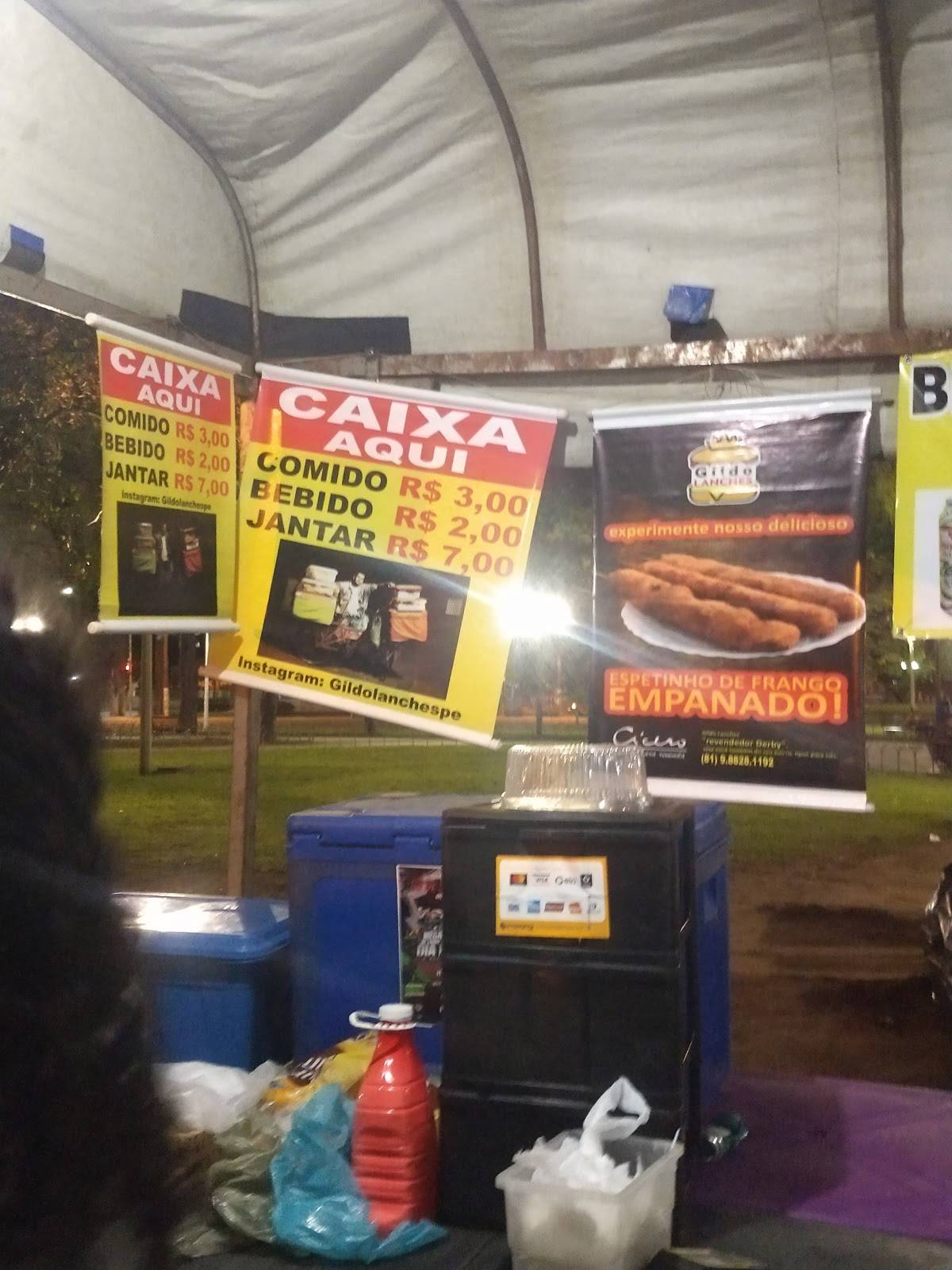 Gildo Lanches cardápio
