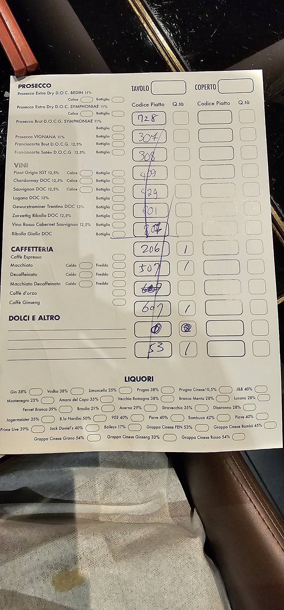Menu di Ginkgo Sushi Ristorante 