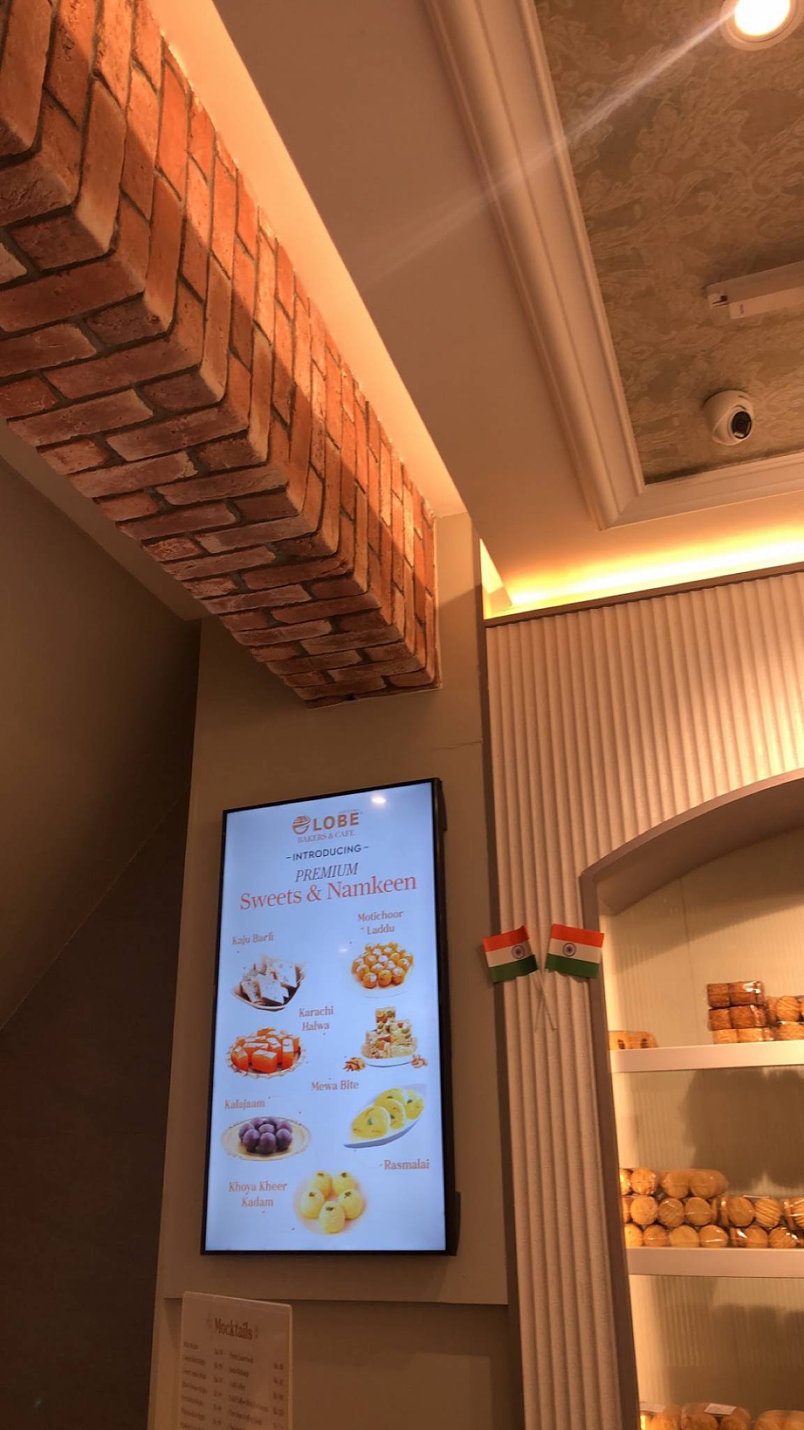 Globe Baker's & Cafe menu