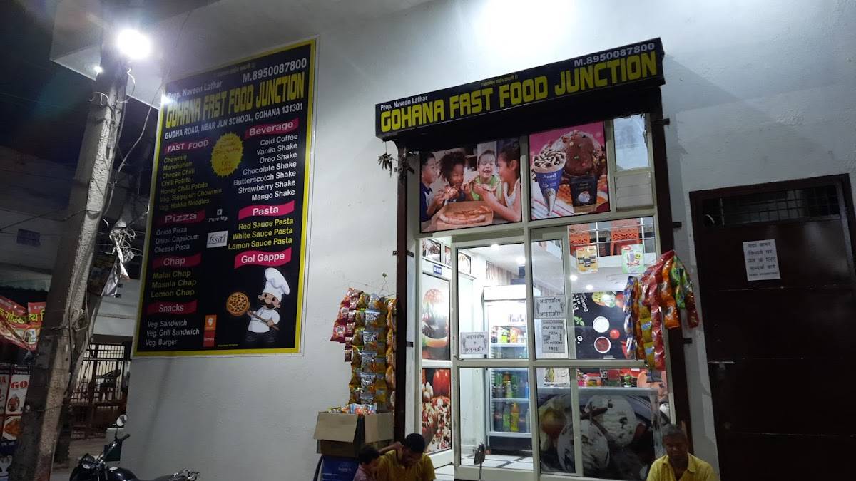 Menu at VpR Ji Fast Food Junction Rindhana, India