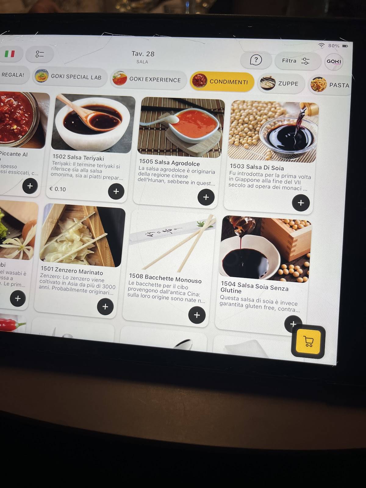 Menu di Goki Sushi Bufalotta 