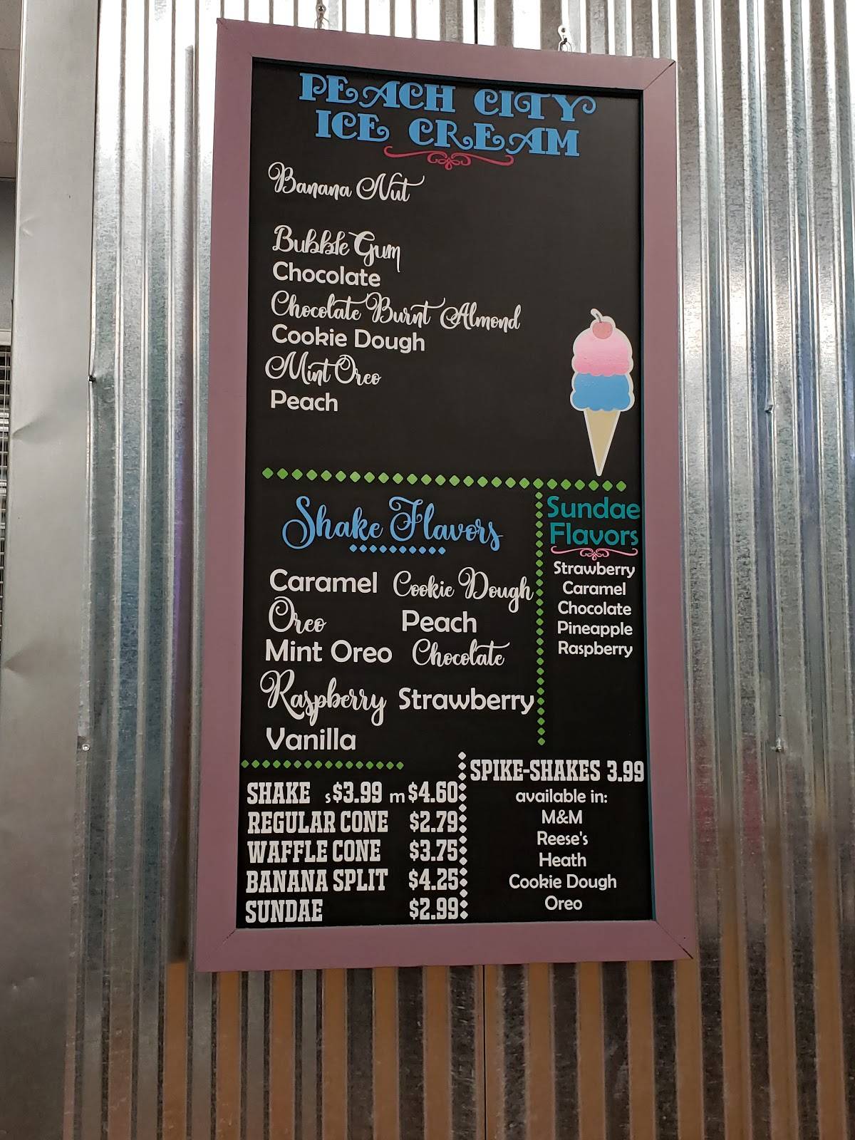 Menu at Golden Spike Burgers fast food, Garland
