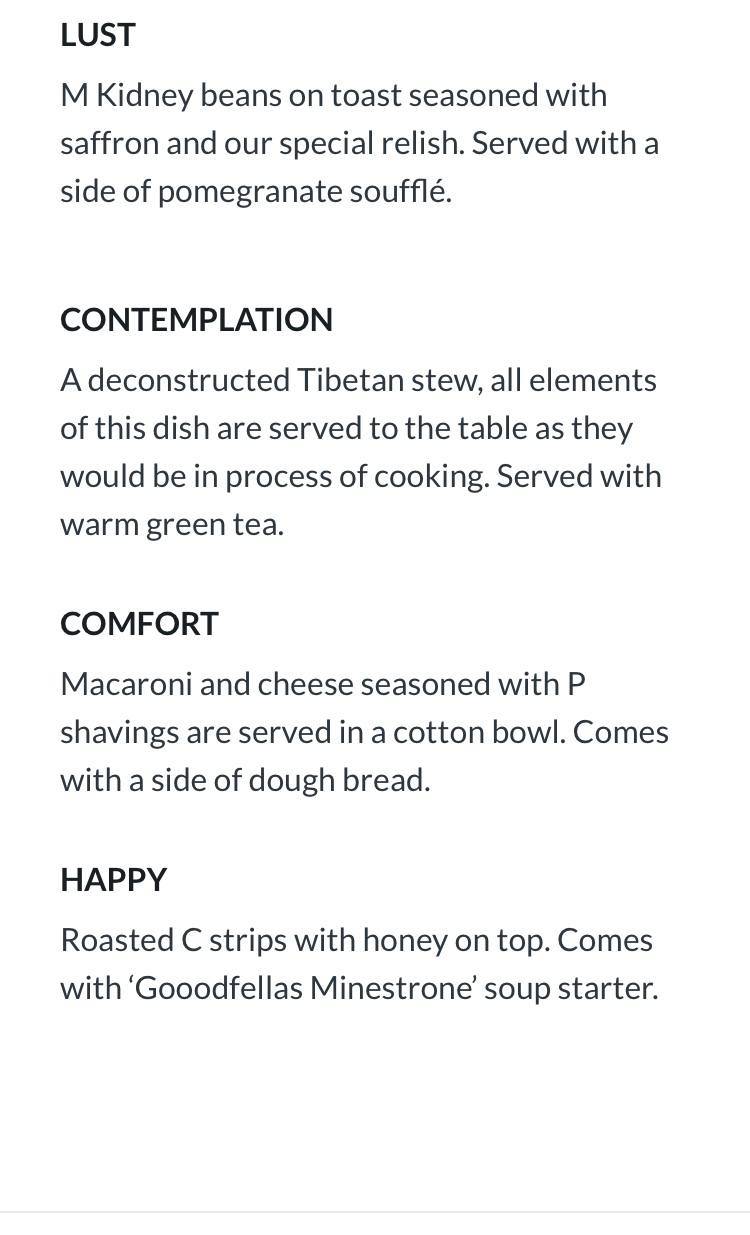 GoodFellas Cafè PUNE menu