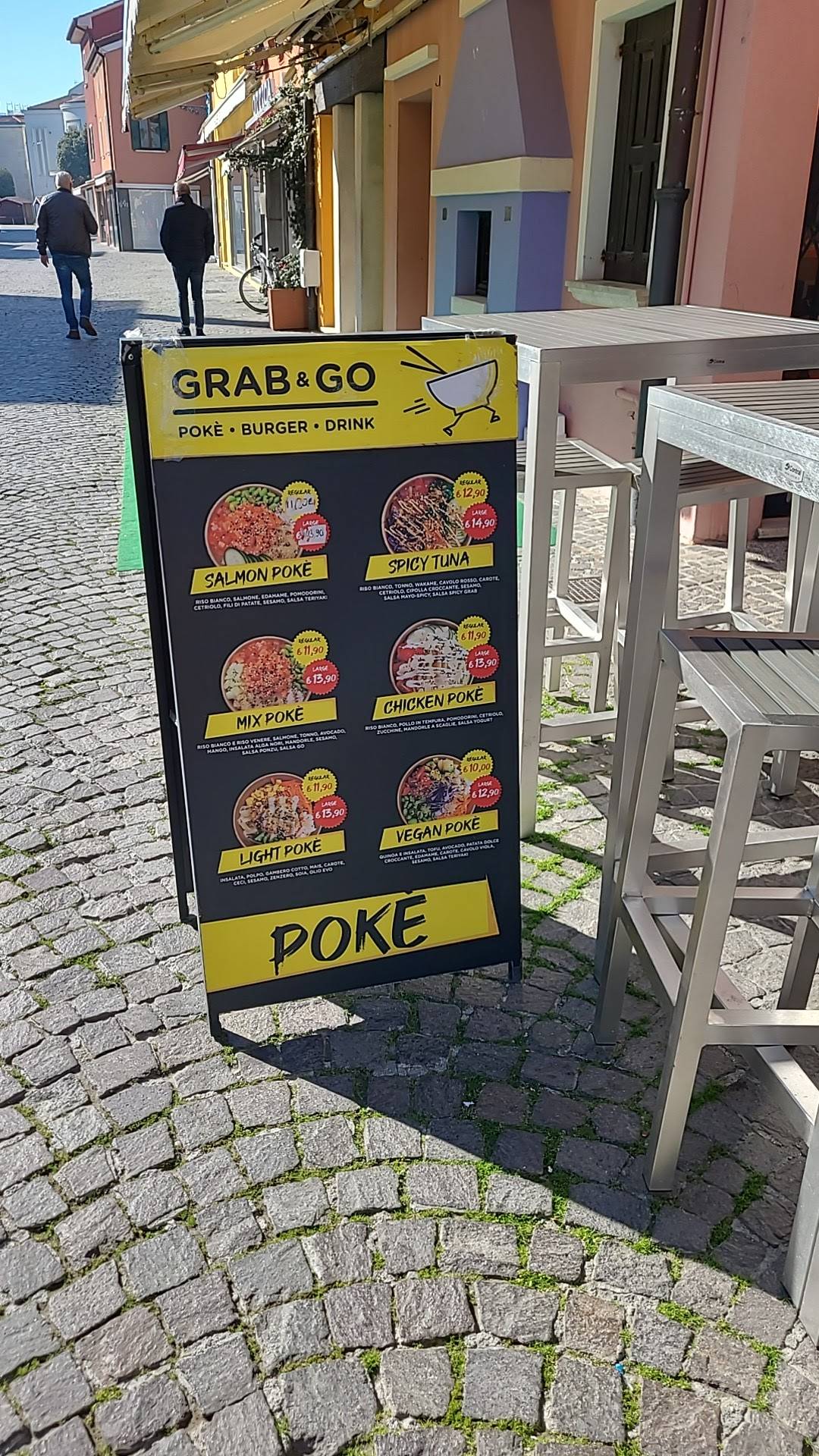 Menu at Grab & Go Caorle pub & bar, Caorle