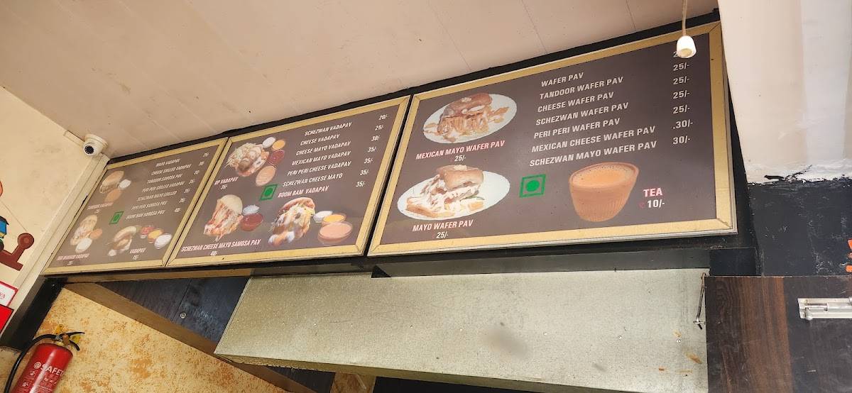 Graduate Vadapav menu