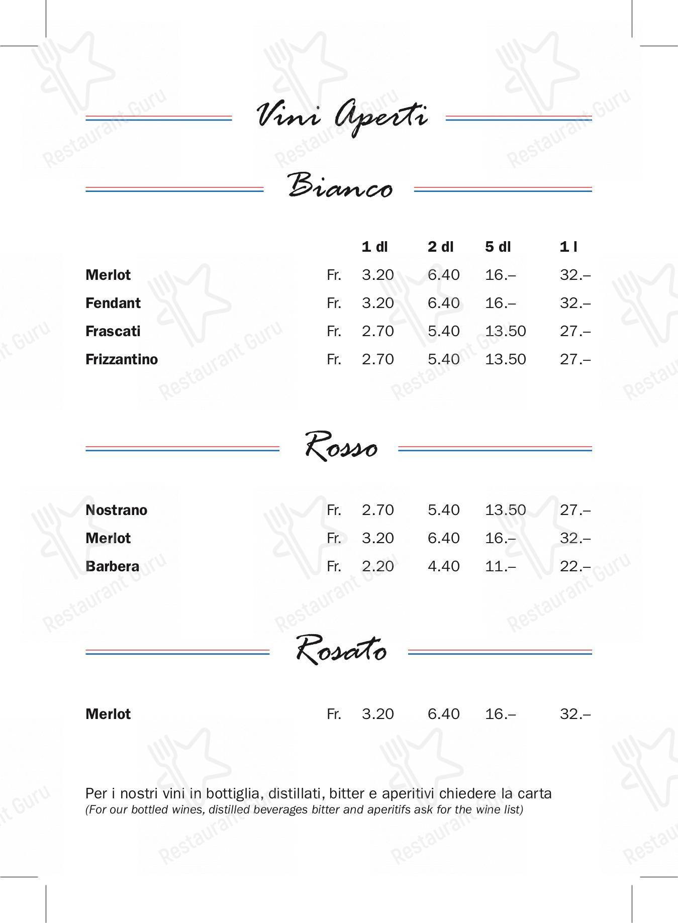 Menu di Grotto Raffael - At Home Catering Menu