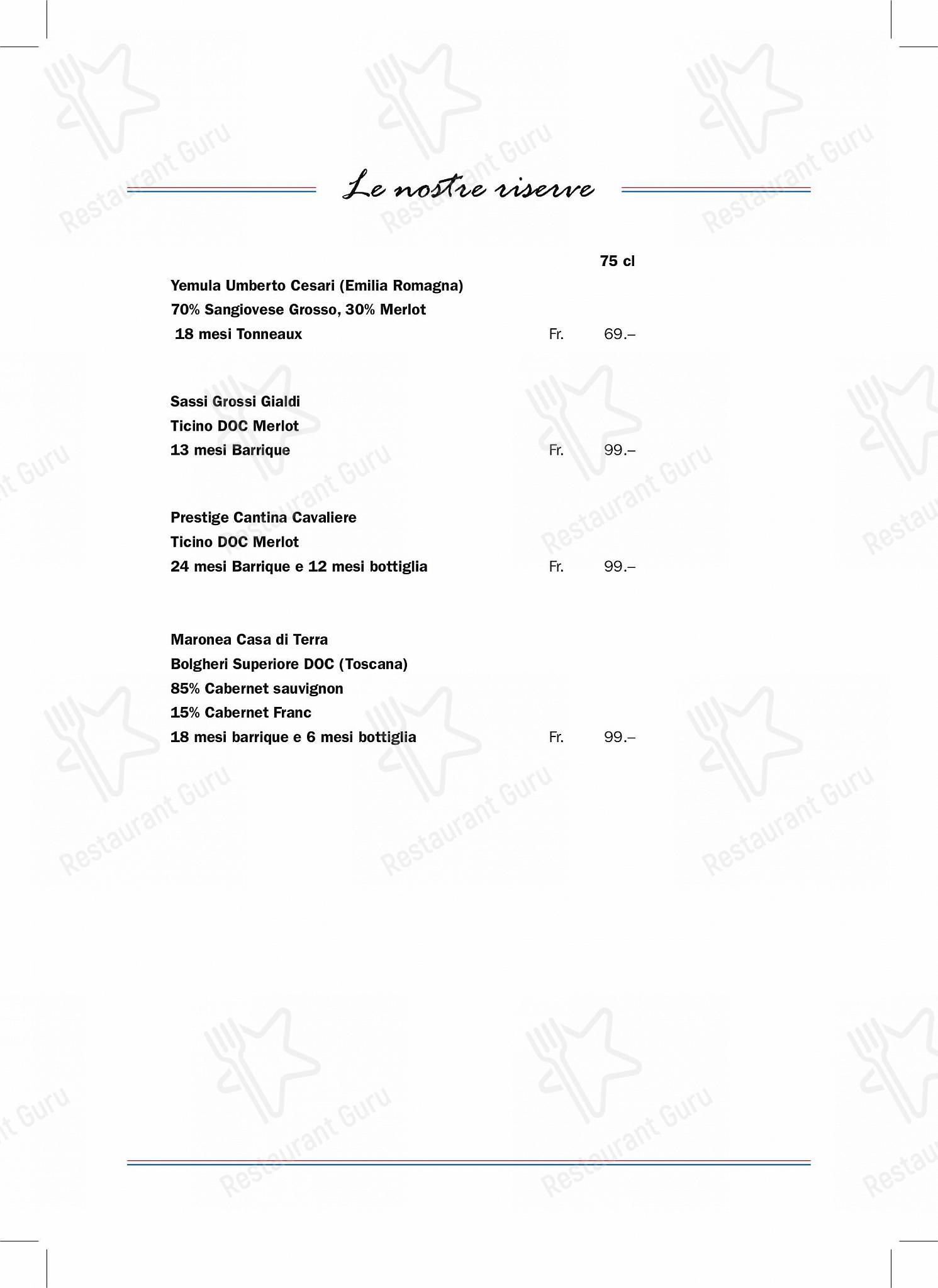 Menu di Grotto Raffael - At Home Catering Menu