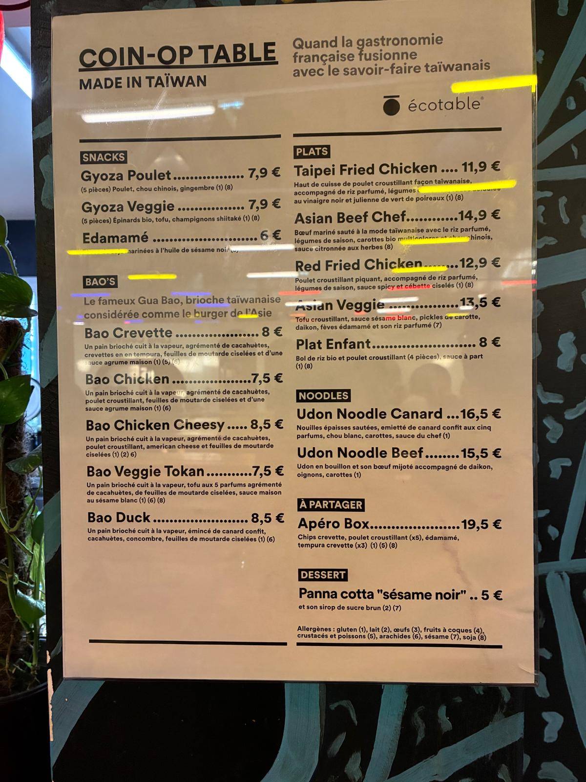 Menu de Ground Control