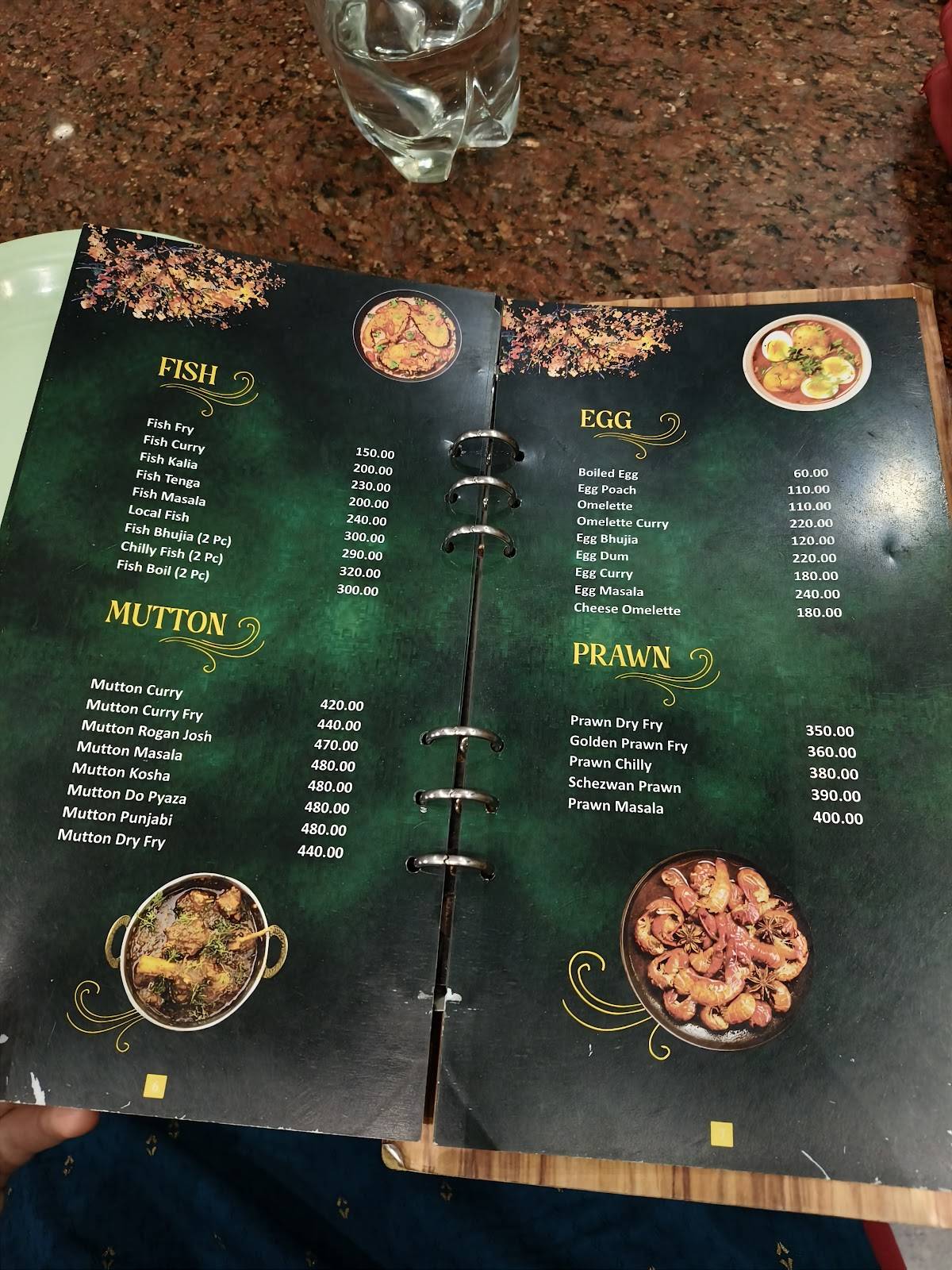 Gulmohar Restaurant menu