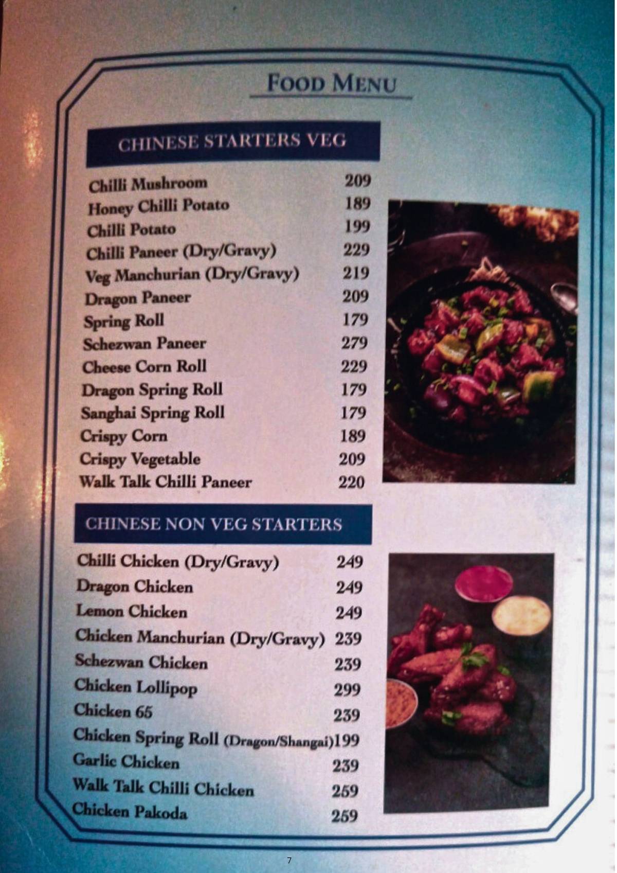 Soul Cafe and Restaurant menu