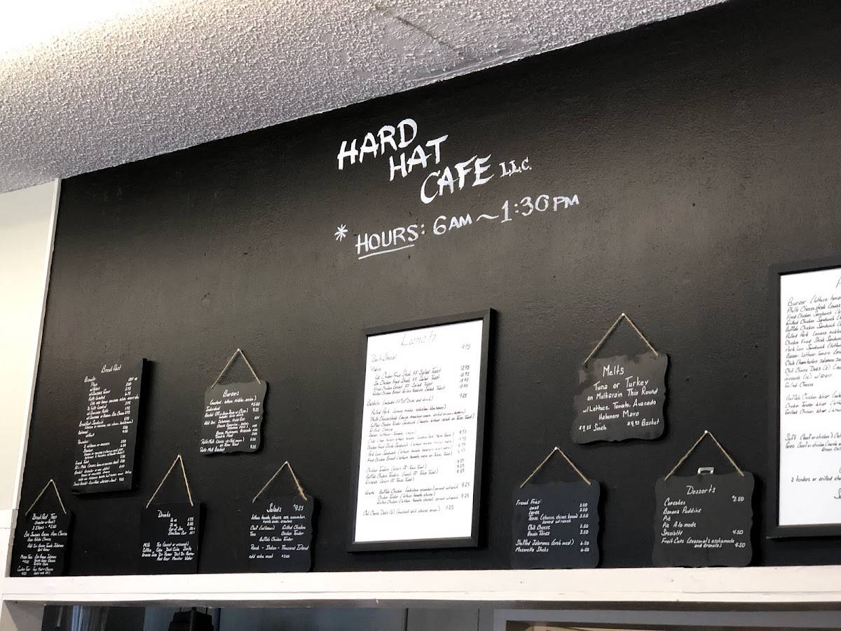 Menu at Hard Hat Cafe LLC, Point Comfort