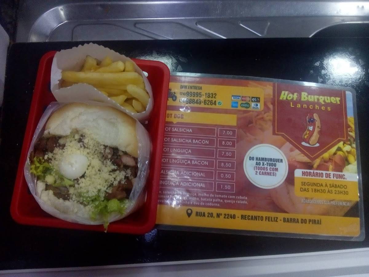 Hot Burguer Lanches cardápio